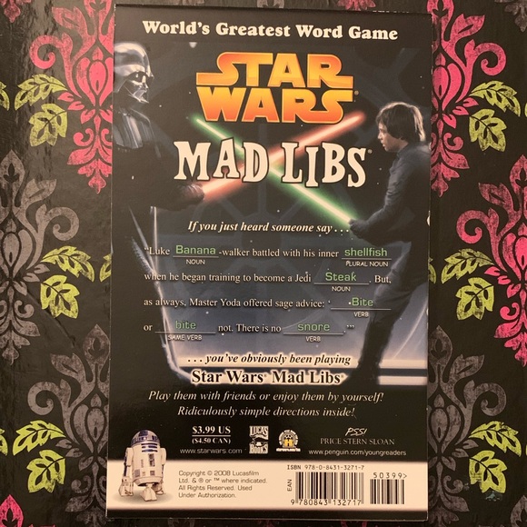Other | 3 For 9 Star Wars Mad Libs Nwot | Poshmark
